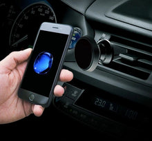 Заредете изображение във визуализатора на галерията – Car Holder - Aluminium with magnet, air vent mount black
