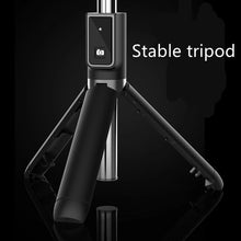 Заредете изображение във визуализатора на галерията – Selfie Stick MINI - with detachable bluetooth remote control and tripod - P40 BLACK
