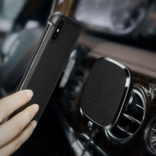 Заредете изображение във визуализатора на галерията – Nillkin 2 in 1 - adjustable grille holder and MC016 wireless magnetic induction charger + Iphone X case brown
