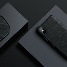 Заредете изображение във визуализатора на галерията – Nillkin 2 in 1 - adjustable grille holder and MC016 wireless magnetic induction charger + Iphone X case brown

