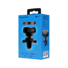 Заредете изображение във визуализатора на галерията – Borofone Car holder BH12 Journey Series magnetic, air vent mount black-red
