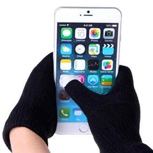Заредете изображение във визуализатора на галерията – Gloves for touch screens design 1 BLACK
