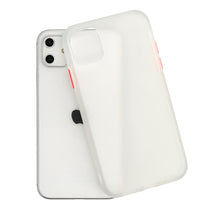 Заредете изображение във визуализатора на галерията – Vennus Color Button Bumper for Samsung Galaxy S21 Plus Transparent
