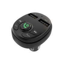Заредете изображение във визуализатора на галерията – Borofone Transmitter FM BC26 Music Joy MP3, Bluetooth - 2xUSB - 2,1A black
