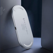 Заредете изображение във визуализатора на галерията – Baseus Induction Charger SIMPLE PRO 2in1 for phone + AirPods Type C (WXJK-C02) White
