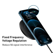 Заредете изображение във визуализатора на галерията – Baseus Induction Charger SIMPLE Magnetic Type C (WXJK-E01) Black

