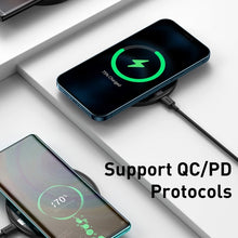 Заредете изображение във визуализатора на галерията – Baseus Induction Charger SIMPLE Magnetic Type C (WXJK-E02) Transparent
