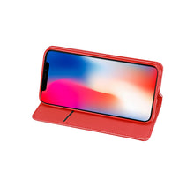 Заредете изображение във визуализатора на галерията – Telone Smart Book MAGNET Case for MOTOROLA MOTO G9 POWER RED
