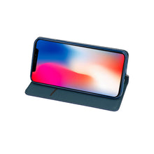 Заредете изображение във визуализатора на галерията – Telone Smart Book MAGNET Case for MOTOROLA MOTO G9 POWER NAVY
