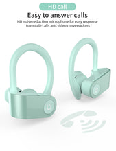 Заредете изображение във визуализатора на галерията – GJBY headphones - BLUETOOTH TWS-03 Light green
