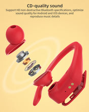 Заредете изображение във визуализатора на галерията – GJBY headphones - BLUETOOTH TWS-08 Blue
