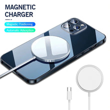 Заредете изображение във визуализатора на галерията – Wireless Induction Charger QI Fast Charge 15W Iphone 12/12 Mini/12 Pro/12 Pro Max/13/13 Mini/13 Pro/13 Pro Max/14/14 Pro/14 Plus/14 Pro Max - White
