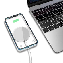 Заредете изображение във визуализатора на галерията – Wireless Induction Charger QI Fast Charge 15W Iphone 12/12 Mini/12 Pro/12 Pro Max/13/13 Mini/13 Pro/13 Pro Max/14/14 Pro/14 Plus/14 Pro Max - White
