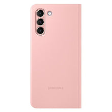 Заредете изображение във визуализатора на галерията – Original Case for Samsung S21 Plus Galaxy - LED View Cover (ef-ng996pp) PINK
