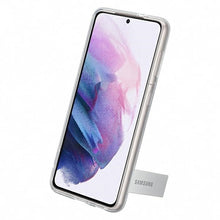 Заредете изображение във визуализатора на галерията – Original Case for Samsung S21 Plus Galaxy - Transparent Clear Standing Cover (ef-jg996ct) TRANSPARENT
