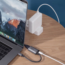 Заредете изображение във визуализатора на галерията – Baseus Adapter HUB - Type C to VGA + Type C PD - (CAHUB-O0G) dark grey
