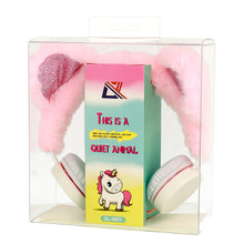 Заредете изображение във визуализатора на галерията – GJBY headphones - Plush BEAR Pink
