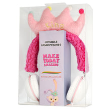 Заредете изображение във визуализатора на галерията – GJBY headphones - Plush KING Pink
