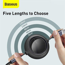Заредете изображение във визуализатора на галерията – Baseus Cable Bright Mirror 3 in 1 - USB to Micro USB, Lightning, Type C - 3,5A 1,2 meters (CAMLT-MJ01) black
