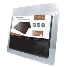 Заредете изображение във визуализатора на галерията – Cliptec Mouse pad Speed-Pad RZY278 leather brown
