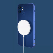 Заредете изображение във визуализатора на галерията – Wireless Induction Charger QI Universal Fast Charge magnetic - C03 with stand 15W White (min.2A)
