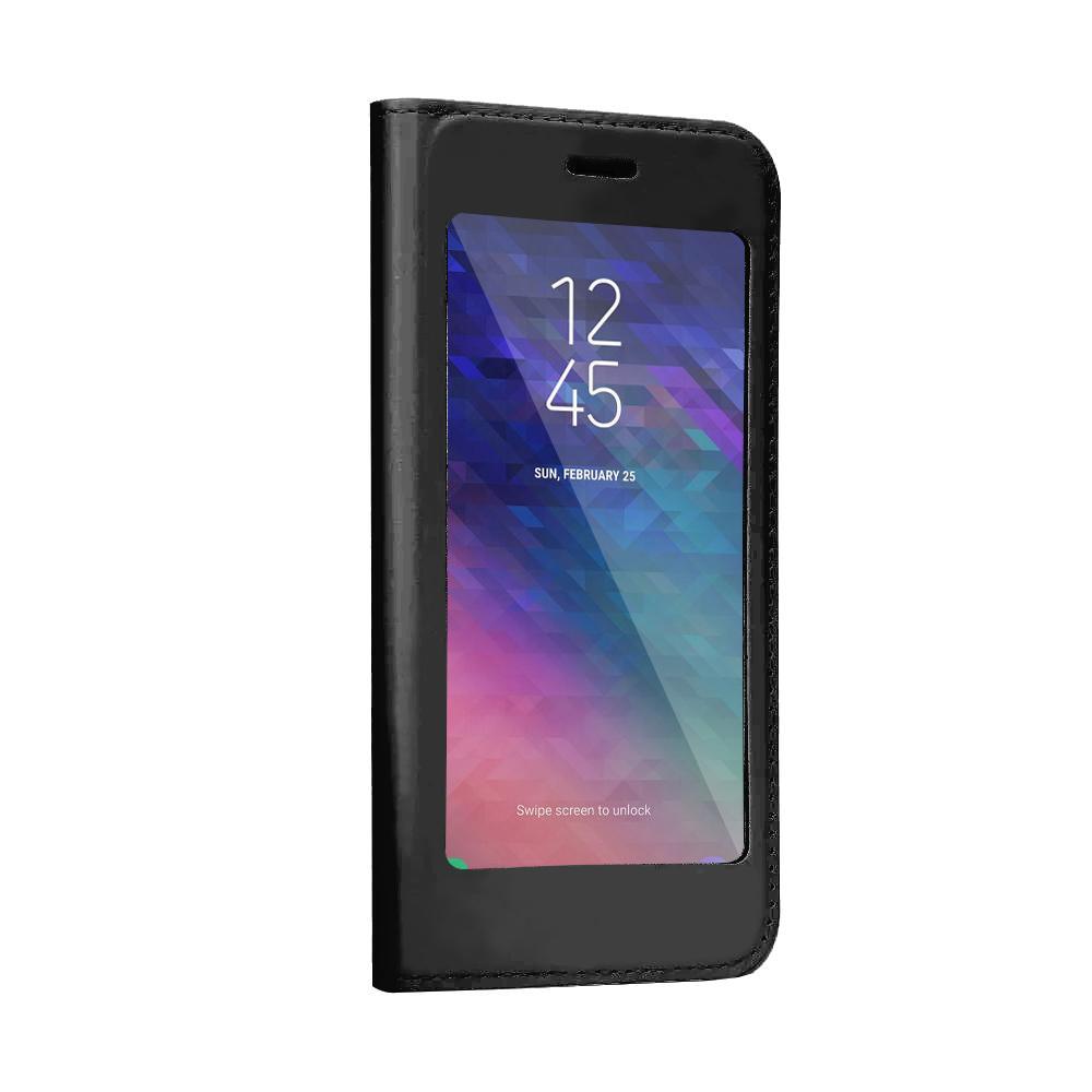 full view калъф тип книга за samsung a6 plus черен - TopMag