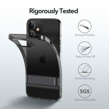 Заредете изображение във визуализатора на галерията – Futerał ESR Air Shield Boost do iPhone 12 MINI czarny - TopMag
