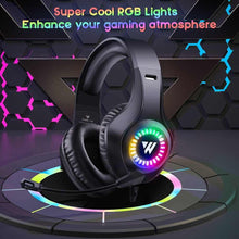 Заредете изображение във визуализатора на галерията – Gaming слушалки 3d stereo sound с микрофон wintory m3 black - TopMag
