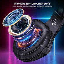 Заредете изображение във визуализатора на галерията – Gaming слушалки 3d stereo sound с микрофон wintory m3 black - TopMag
