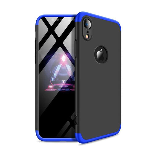 Оригинален GKK 360 full protection гръб за iPhone xr син-черен - само за 12.99 лв
