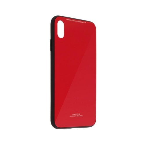 Стъклен гръб - iPhone x / xs червен - само за 12.99 лв