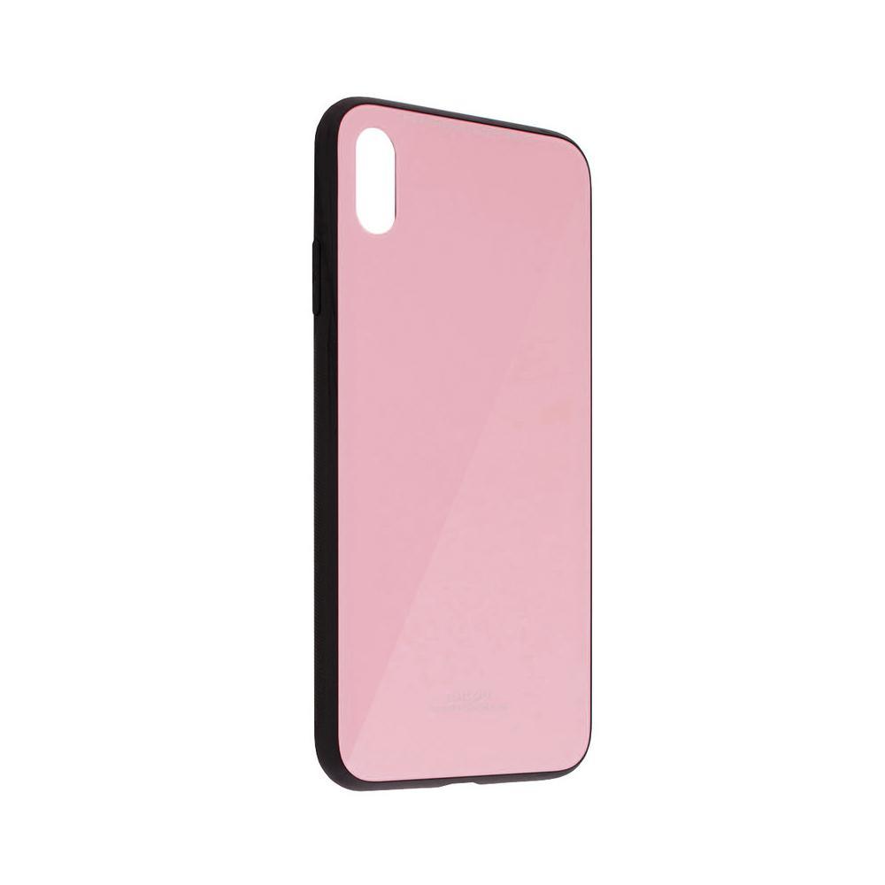 Стъклен гръб - iPhone x / xs  розов - само за 12.99 лв