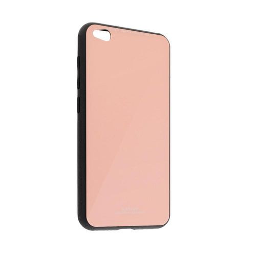 Стъклен гръб - Xiaomi Redmi go розов - TopMag