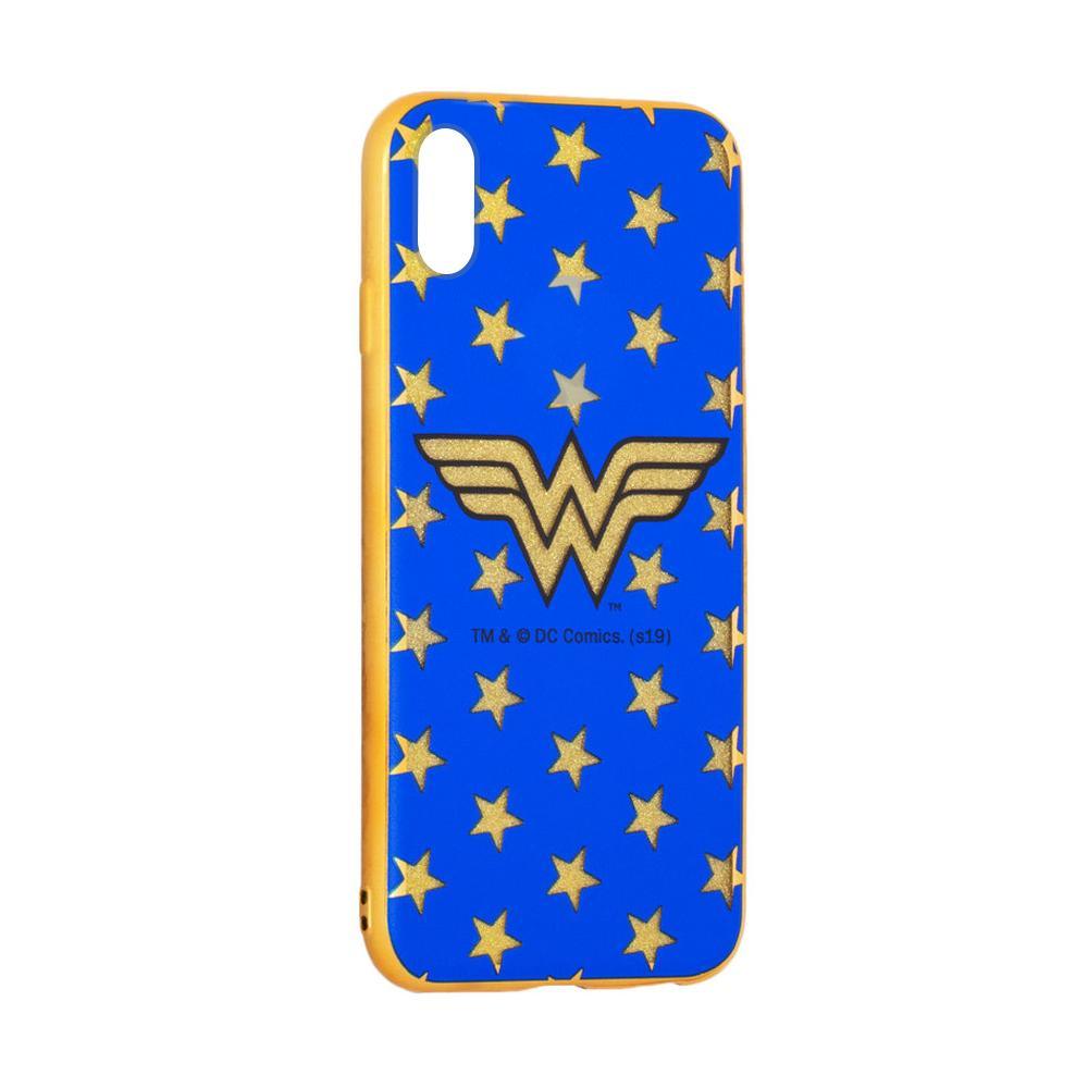 Гръб с лиценз - iPhone x / xs  wonder woman electo-glitter златен (015) - само за 10.99 лв