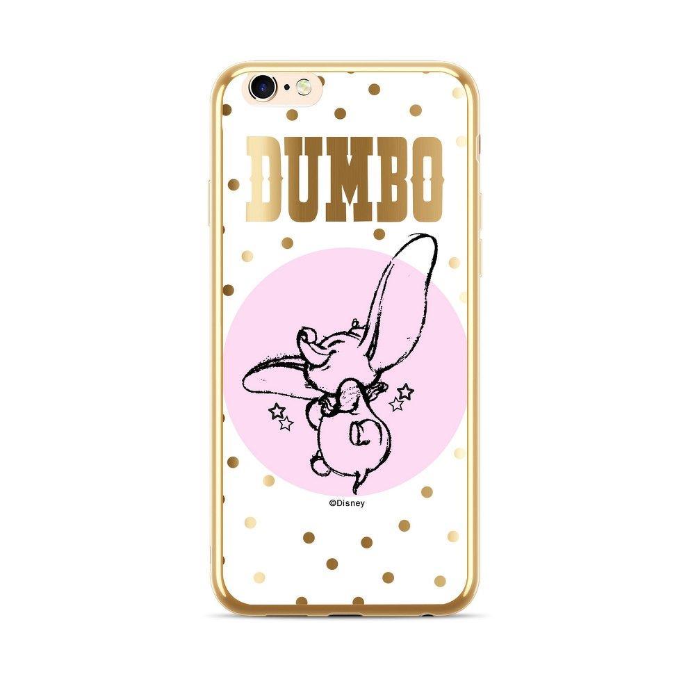 Гръб с лиценз за iPhone 6 / 6s / 7 / 8 disney dumbo luxury chrome златен (008) - само за 10.99 лв