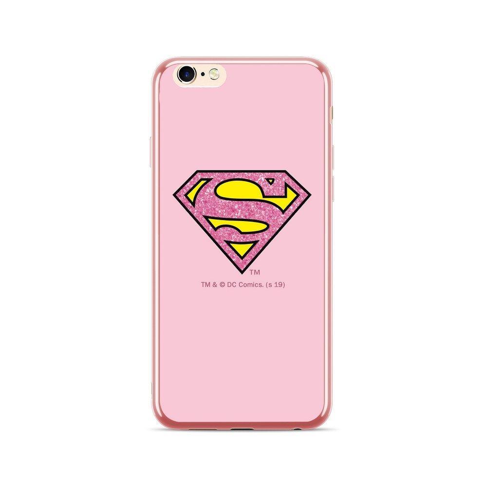 Гръб с лиценз за iPhone 6 / 6s superman electo-glitter roseзлатен (009) - само за 8.99 лв