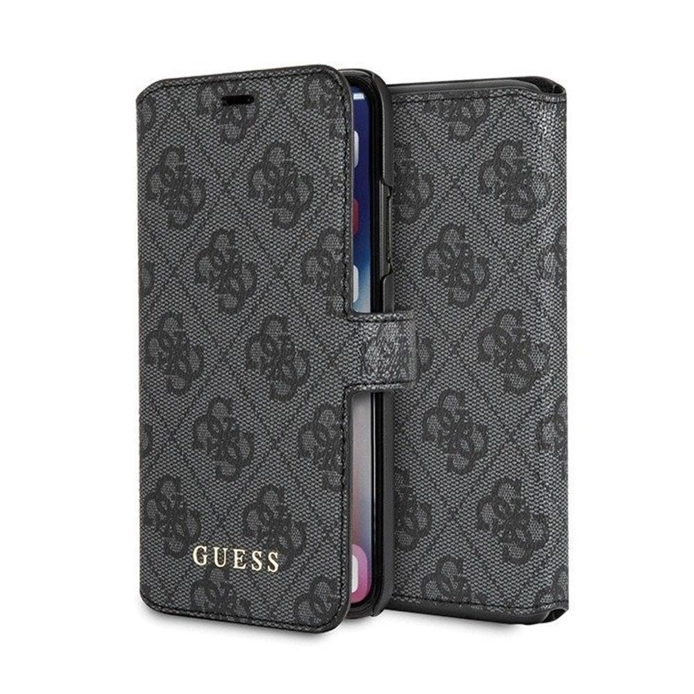 Оригинален калъф тип книга guess guflbkpx4gg - iPhone x / xs  черен - само за 48.2 лв