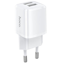 Заредете изображение във визуализатора на галерията – Hoco адаптер 2xusb 2,4a n8 briar white - TopMag

