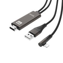 Заредете изображение във визуализатора на галерията – Hoco адаптер hdmi към lightning 8-pin ua14 черен - TopMag
