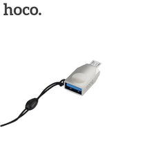 Заредете изображение във визуализатора на галерията – Hoco адаптер otg micro usb към usb ua10 pearl nickel - TopMag

