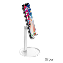 Заредете изображение във визуализатора на галерията – Hoco ph15 aluminum alloy table stand silver - TopMag
