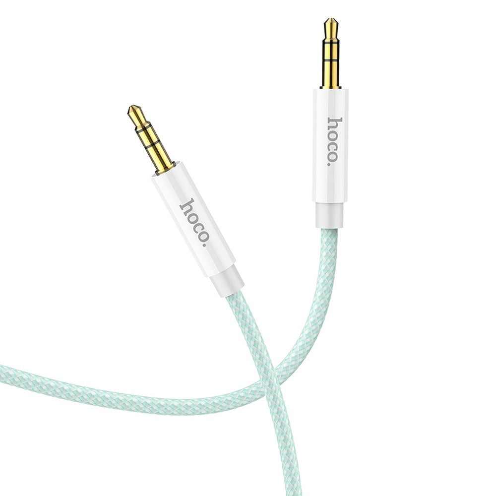 Hoco aux кабел 3.5mm audio to jack 3,5mm upa19 2m green - TopMag