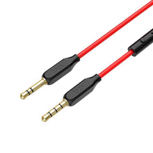 Заредете изображение във визуализатора на галерията – Hoco aux кабел jack 3,5mm upa12 с micro червен - TopMag
