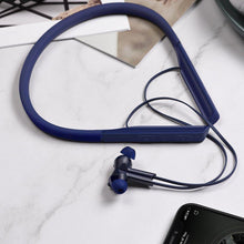 Заредете изображение във визуализатора на галерията – Hoco bluetooth слушалки es33 mirth sports син - TopMag
