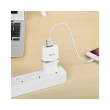 Заредете изображение във визуализатора на галерията – Hoco c11 smart single usb charger (eu) бял - TopMag

