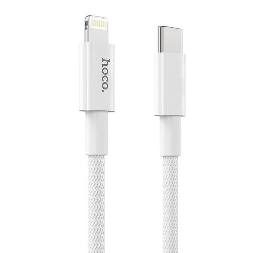Hoco cabel type c for iphone lightning 8-pin power delivery fast charge pd20w x56 white - TopMag