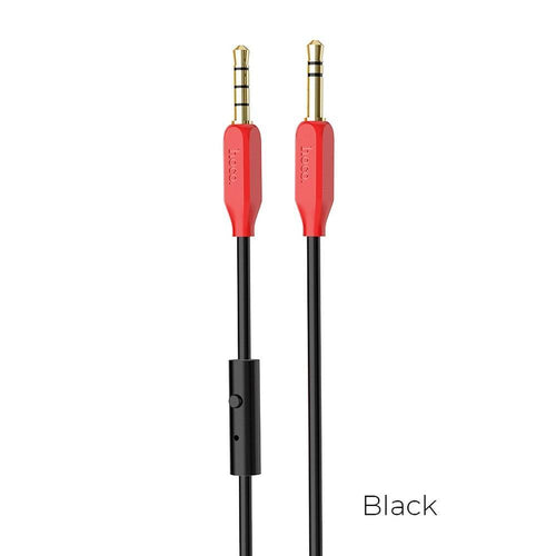 Hoco cable aux jack 3,5mm upa12 with micro black - TopMag