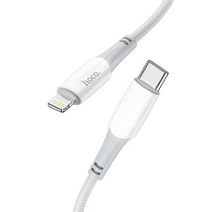 Hoco cable type c to iphone lightning 8-pin power delivery pd20w ferry x70 1m white