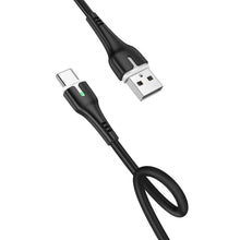 Заредете изображение във визуализатора на галерията – Hoco cable type c to iphone lightning 8-pin surplus power delivery 18w x45 1 meter black - TopMag
