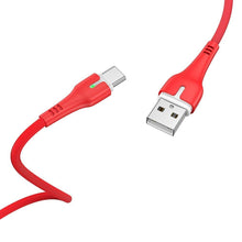 Заредете изображение във визуализатора на галерията – Hoco cable type c - type c surplus power delivery 60w x45 1 meter red - TopMag
